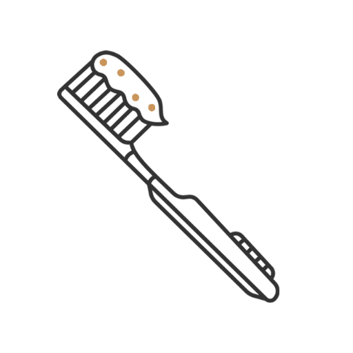 an illustration of a toothbrush on a white background