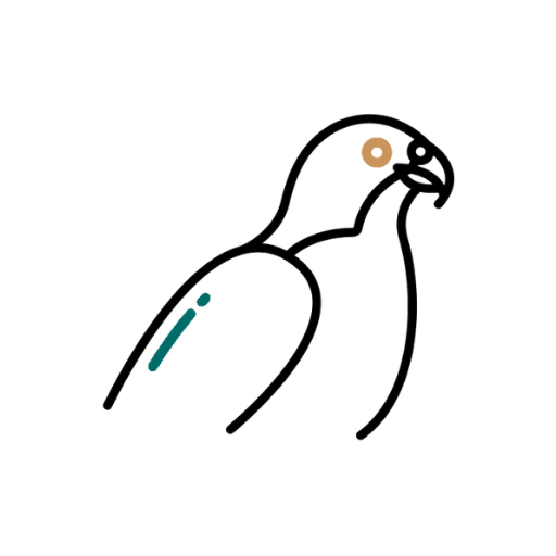 bird with a green beak